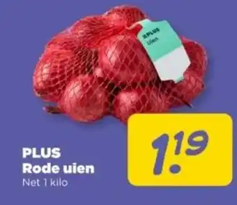 PLUS PLUS Rode uien aanbieding