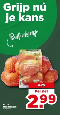 PLUS PLUS Mandarijnen aanbieding