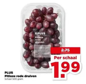 PLUS PLUS Pitloze rode druiven aanbieding