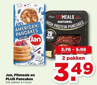 PLUS Jan, Fitmeals en PLUS Pancakes aanbieding
