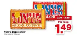 PLUS Tony's Chocolonely aanbieding