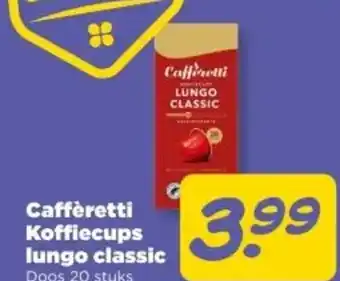 PLUS Caffèretti Koffiecups lungo classic aanbieding