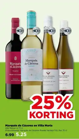 PLUS Marqués de Cáceres en Villa Maria aanbieding