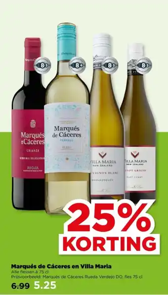 PLUS Marqués de Cáceres en Villa Maria aanbieding