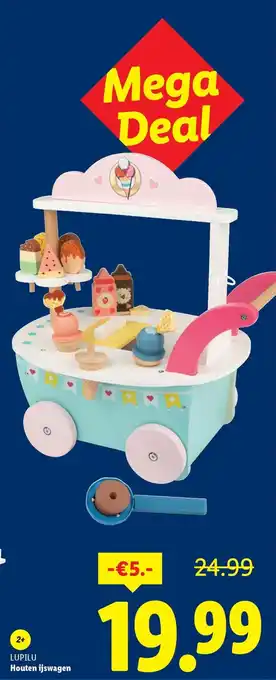 Lidl LUPILU Houten ijswagen aanbieding