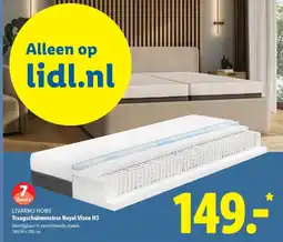 Lidl LIVARNO HOME Traagschuimmatras Royal Visco H3 aanbieding