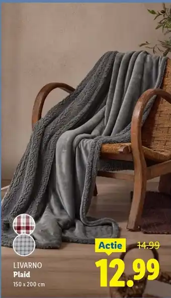 Lidl LIVARNO Plaid aanbieding