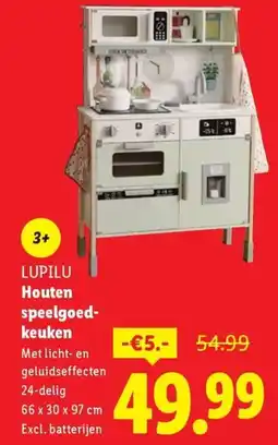 Lidl LUPILU Houten speelgoed keuken aanbieding