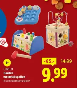 Lidl Lupilu Houten motoriekspellen aanbieding