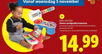 Lidl Baby einstein Houten speelgoedinstrumenten aanbieding