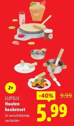 Lidl Lupilu Houten keukenset aanbieding