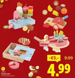 Lidl Lupilu Houten eetset aanbieding