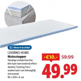 Lidl LIVARNO HOME Matrastopper aanbieding