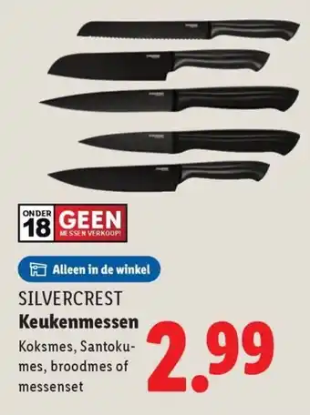 Lidl Silvercrest Keukenmessen aanbieding