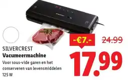Lidl Silvercrest Vacumeermachine aanbieding