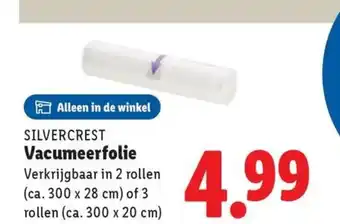 Lidl Silvercrest Vacumeerfolie aanbieding