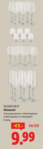 Lidl Silvercrest Glazenset aanbieding