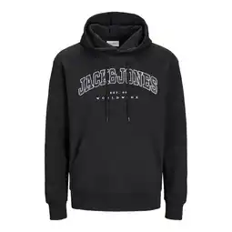 ANWB Jack & Jones Heren Caleb Sweat Hood Zwart aanbieding