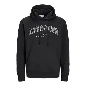 ANWB Jack & Jones Heren Caleb Sweat Hood Zwart aanbieding