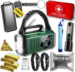 ANWB Noodradio Noodpakket XL met Powerbank--Waterfilter Groen aanbieding