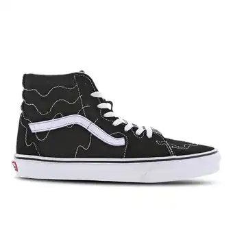 Foot Locker Vans Sk8 Hi Stitch Warp Sneakers Heren - Zwart - Maat 40 - Suède aanbieding