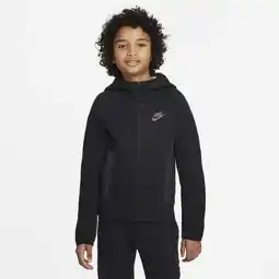 Foot Locker Nike Tech Fleece Hoodies Kinder - Zwart - Maat 122 - 128 CM - Poly Fleece aanbieding