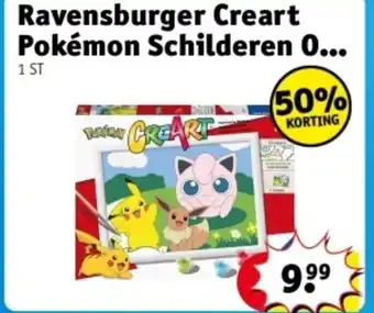 Kruidvat Ravensburger Creart Pokémon Schilderen aanbieding