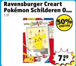 Kruidvat Ravensburger Creart Pokémon Schilderen aanbieding