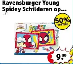 Kruidvat Ravensburger Young Spidey Schilderen aanbieding