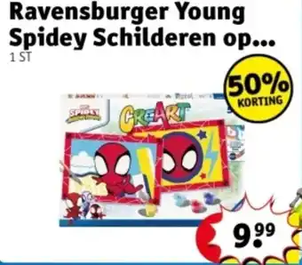 Kruidvat Ravensburger Young Spidey Schilderen aanbieding