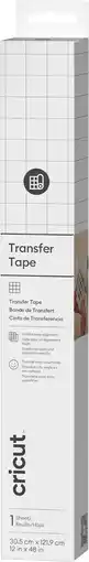 Coolblue Cricut Explore/Maker StandardGrip Transfer Tape 30x120 Transparant aanbieding