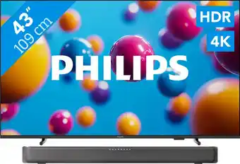 Coolblue Philips 43'' PUS7000 4K (2025) + Philips TAB5109 aanbieding