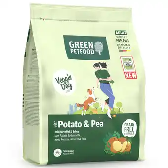 Zooplus 900g Green Petfood VeggieDog Grainfree Droog Hondenvoer aanbieding