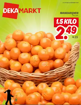 Dekamarkt Mandarijnen aanbieding