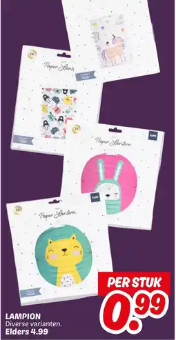 Dekamarkt Lampion aanbieding