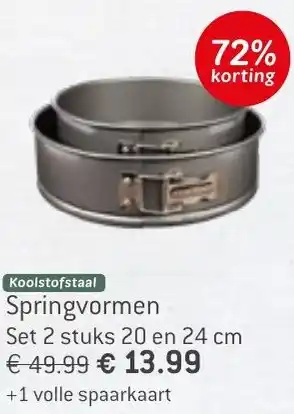 Dekamarkt Springvormen aanbieding