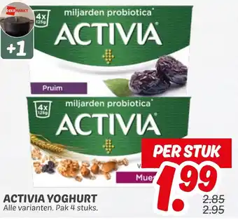 Dekamarkt Activia yoghurt aanbieding
