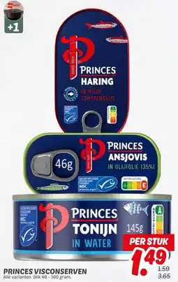 Dekamarkt Princes visconserven aanbieding