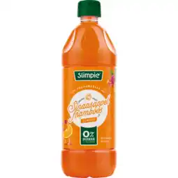 Dirk Slimpie Limonadesiroop sinaasappel-framboos aanbieding