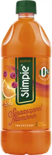 Dirk Slimpie Limonadesiroop sinaasappel-framboos aanbieding