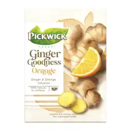Dirk Pickwick Thee ginger goodness orange 15 zk aanbieding