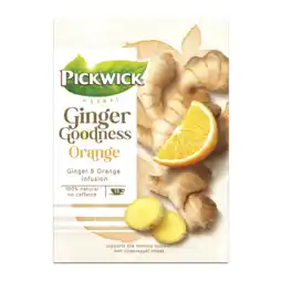 Dirk Pickwick Thee ginger goodness orange 15 zk aanbieding
