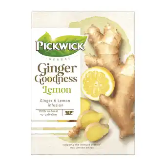 Dirk Pickwick Thee ginger goodness lemon 15 zk aanbieding