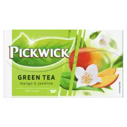 Dirk Pickwick Groene thee mango & jasmine 20 zk aanbieding