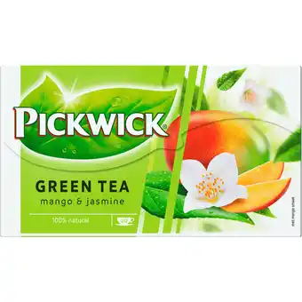 Dirk Pickwick Groene thee mango & jasmine 20 zk aanbieding