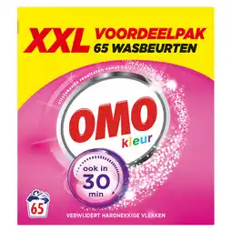 Dirk Omo Wasmiddel poeder kleur 65 wasbeurten aanbieding