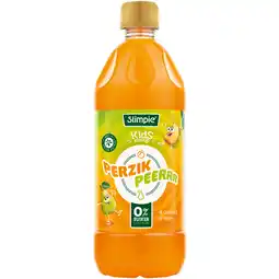 Dirk Slimpie Kids limonadesiroop perzik peer aanbieding