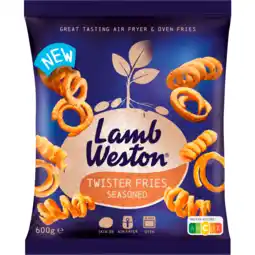 Dirk Lamb Weston Twister fries seasoned aanbieding