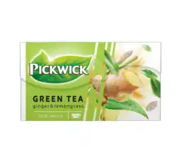 Dirk Pickwick Ginger & lemongrass groene thee aanbieding