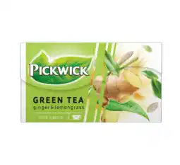 Dirk Pickwick Ginger & lemongrass groene thee aanbieding